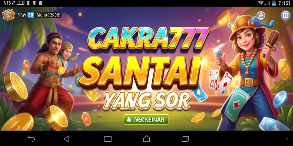 Tampilan gameplay CAKRA777 yang seru dan menyenangkan.