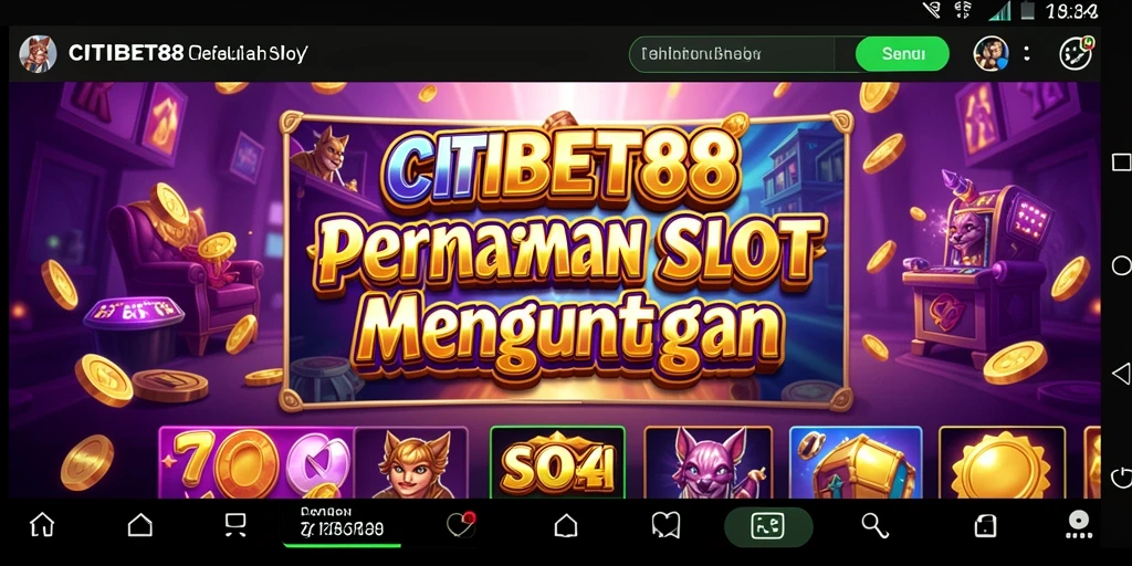 Tampilan gameplay CITIBET88 yang memukau dengan efek visual menawan.