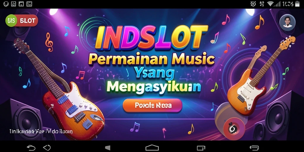 Screenshot gameplay INDSLOT menampilkan keseruan bermain musik.