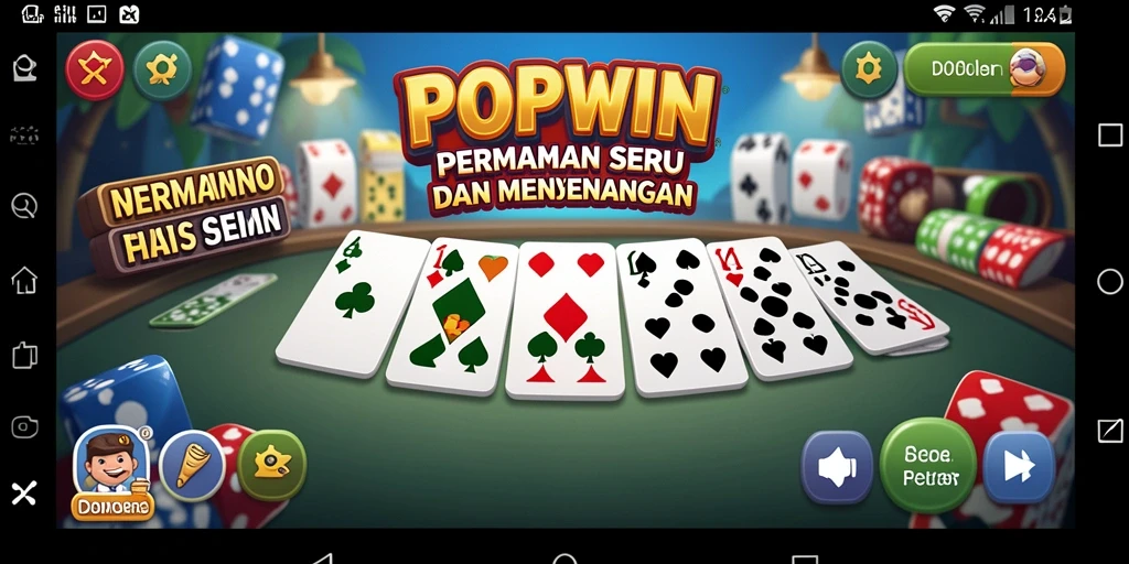 Screenshot gameplay menampilkan keseruan bermain Domino.