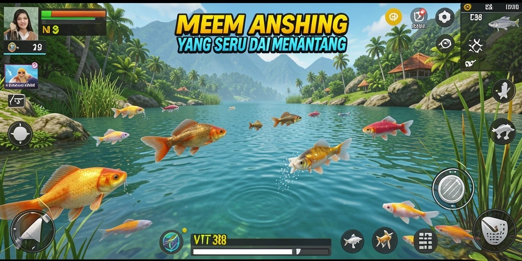 Tangkapan ikan besar dalam gameplay VT38 yang memukau.