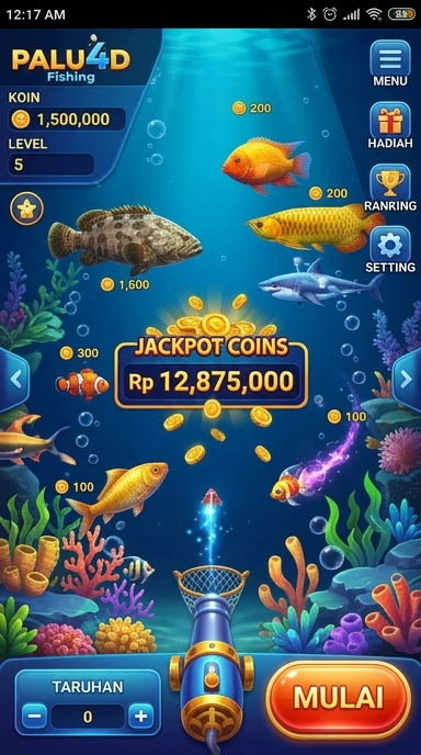 Screenshot dari proses unduh aplikasi di palu4d yang sederhana.